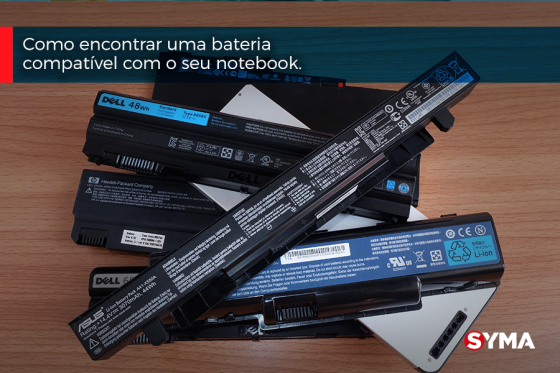 Como encontrar uma bateria compatível com o seu notebook