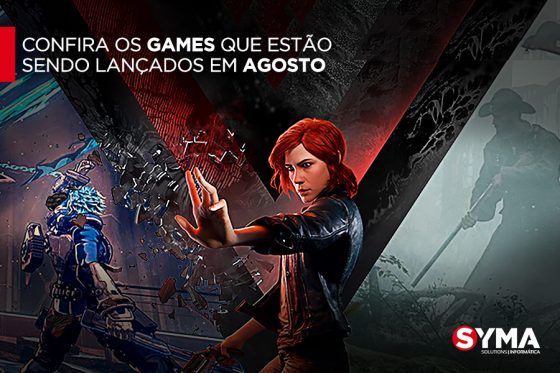 Confira os games que estão sendo lançados em Agosto