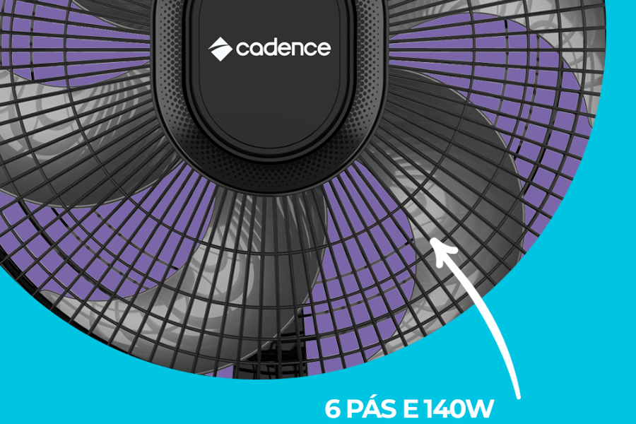 Ventilador Cadence Refresh Turbo: solu&ccedil;&atilde;o para um ver&atilde;o mais confort&aacute;vel