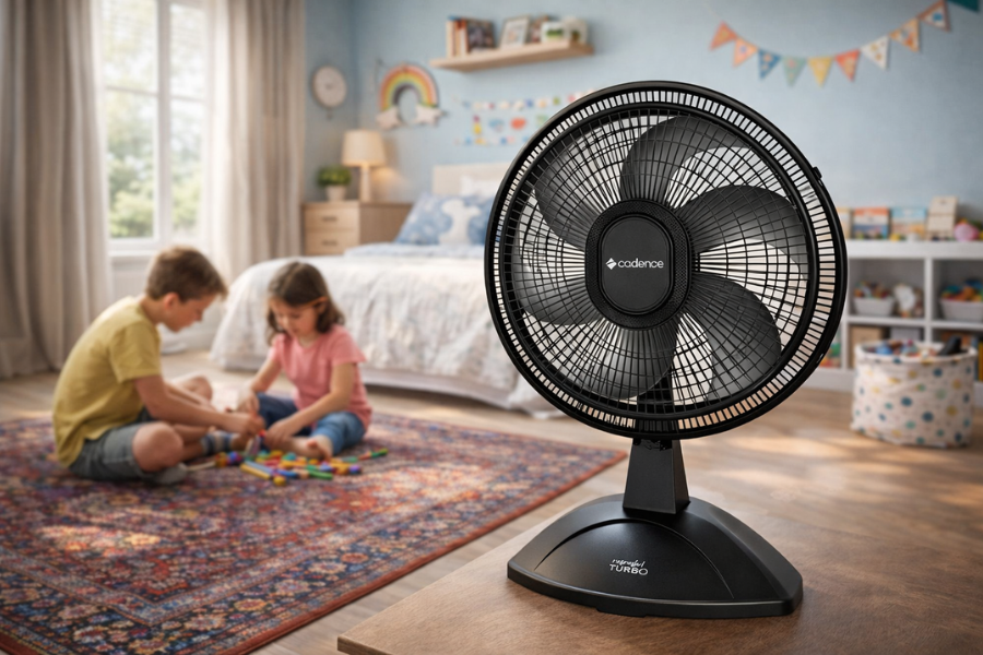 Ventilador Cadence Refresh Turbo: solu&ccedil;&atilde;o para um ver&atilde;o mais confort&aacute;vel