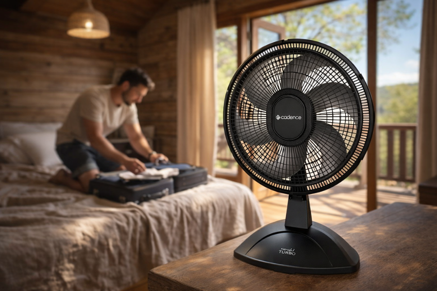 Ventilador Cadence Refresh Turbo: solu&ccedil;&atilde;o para um ver&atilde;o mais confort&aacute;vel