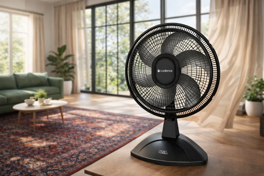 Ventilador Cadence Refresh Turbo: solu&ccedil;&atilde;o para um ver&atilde;o mais confort&aacute;vel