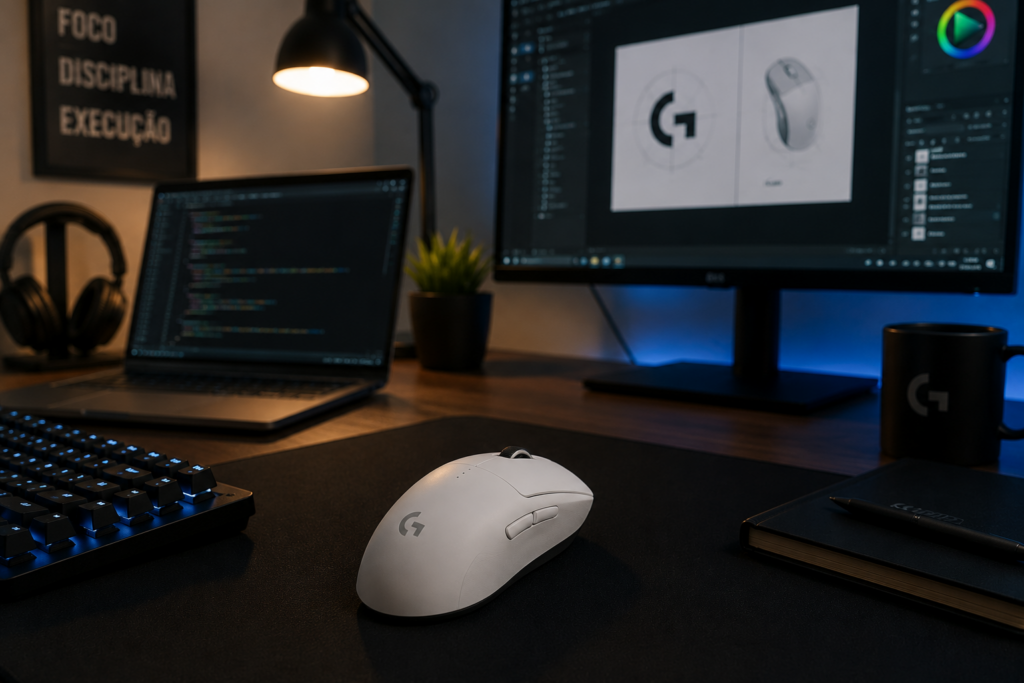 Logitech G PRO 2 LIGHTSPEED: por que os mouses premium est&atilde;o mudando a forma de trabalhar